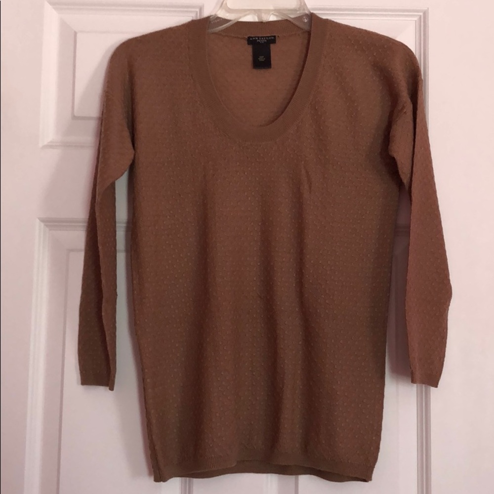 Ann Taylor Taupe Sweater